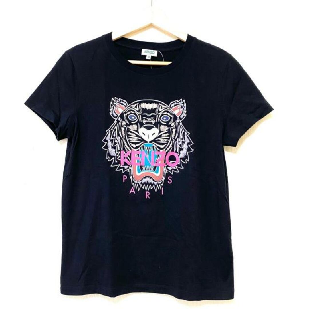 KENZO(ケンゾー) 半袖Tシャツ サイズM レディース美品 - 黒×白×マルチ クルーネック