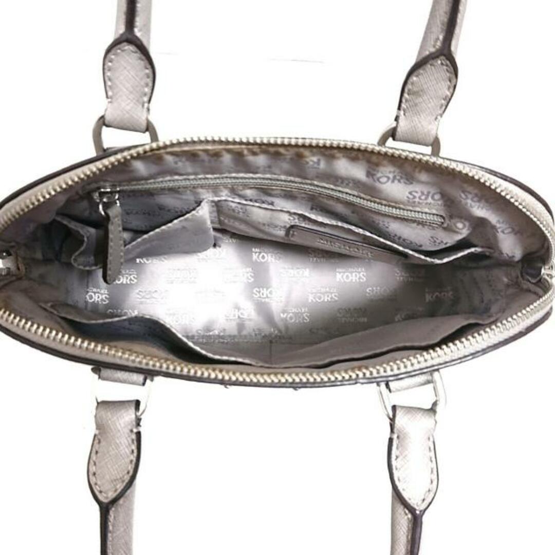 Michael Kors(マイケルコース)のMICHAEL KORS(マイケルコース) ハンドバッグ - グレー×シルバー レザー レディースのバッグ(ハンドバッグ)の商品写真