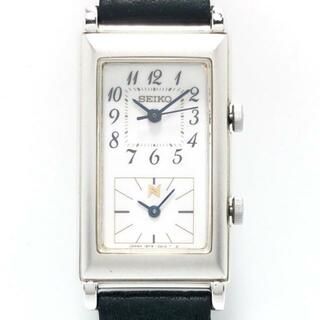 セイコー(SEIKO)のSEIKO(セイコー) 腕時計 NOIE(ノイエ) 1EFW-5A00 レディース 社外ベルト 白(腕時計)