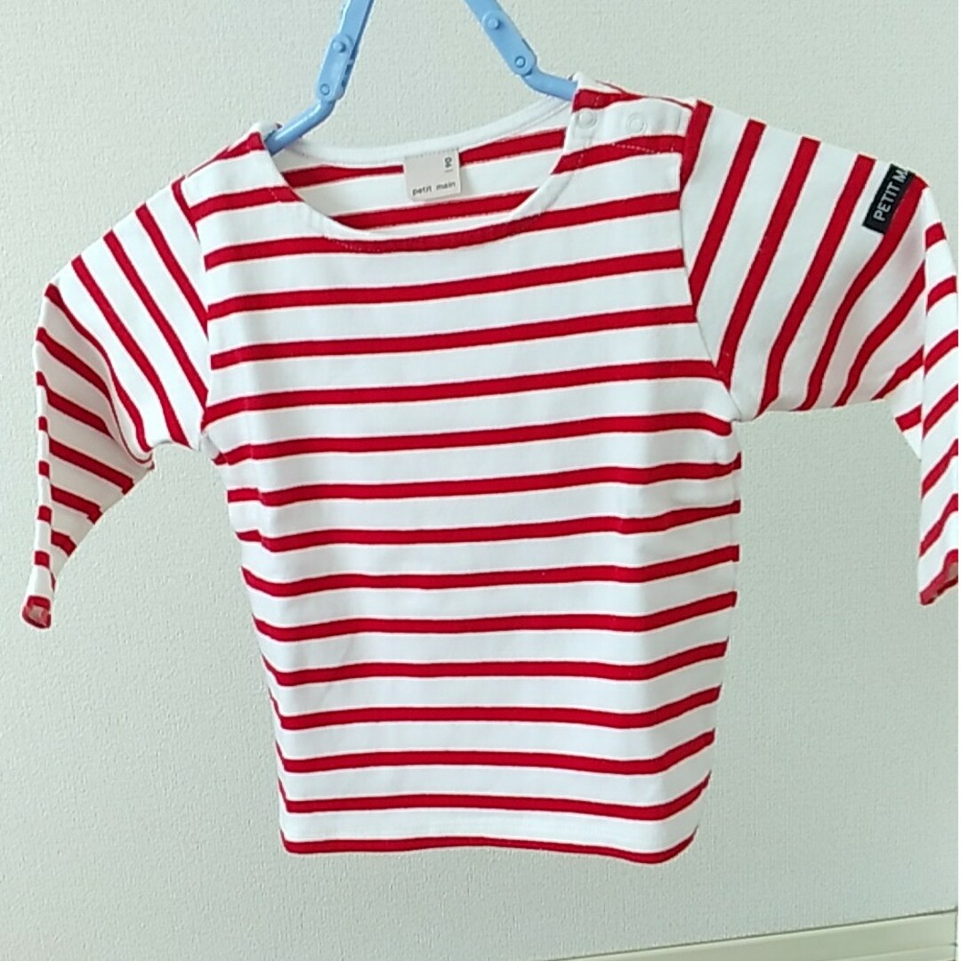 petit main(プティマイン)の90トップスインナー キッズ/ベビー/マタニティのキッズ服女の子用(90cm~)(Tシャツ/カットソー)の商品写真