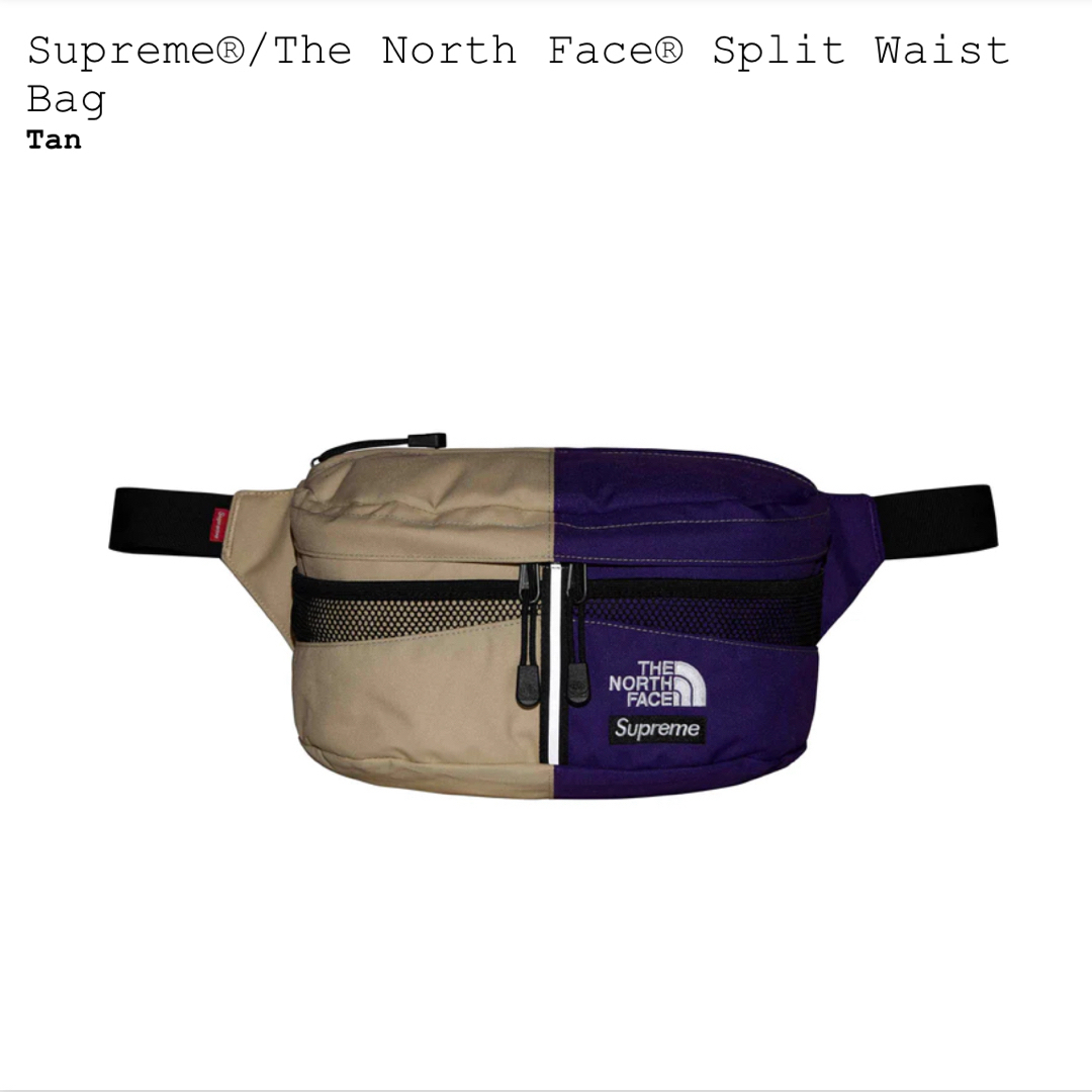 Supreme(シュプリーム)のSupreme The North Face Split Waist Bag メンズのバッグ(ウエストポーチ)の商品写真