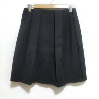 EMPORIOARMANI(エンポリオアルマーニ) スカート サイズ38 S レディース美品  - 黒 ひざ丈/プリーツ