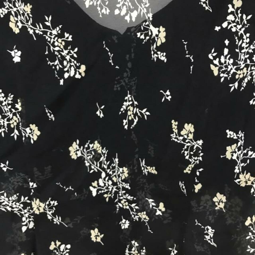 EPOCA(エポカ)のEPOCA(エポカ) 長袖シャツブラウス レディース - 黒×白×ベージュ シースルー/フリル レディースのトップス(シャツ/ブラウス(長袖/七分))の商品写真