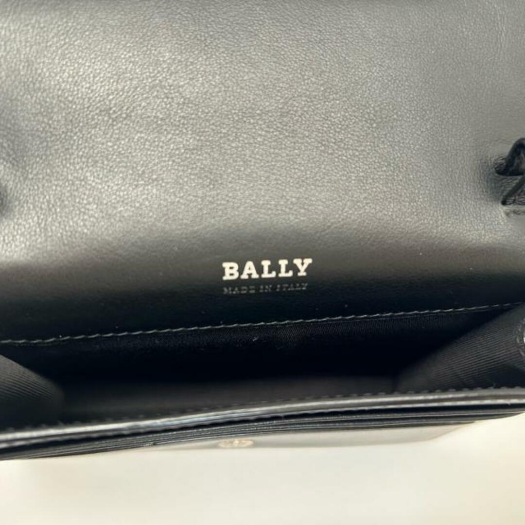 Bally(バリー)のBALLY(バリー) ショルダーバッグ ジャネル 黒 ビジュー/ミニバッグ/ストラップ着脱可 レザー レディースのバッグ(ショルダーバッグ)の商品写真