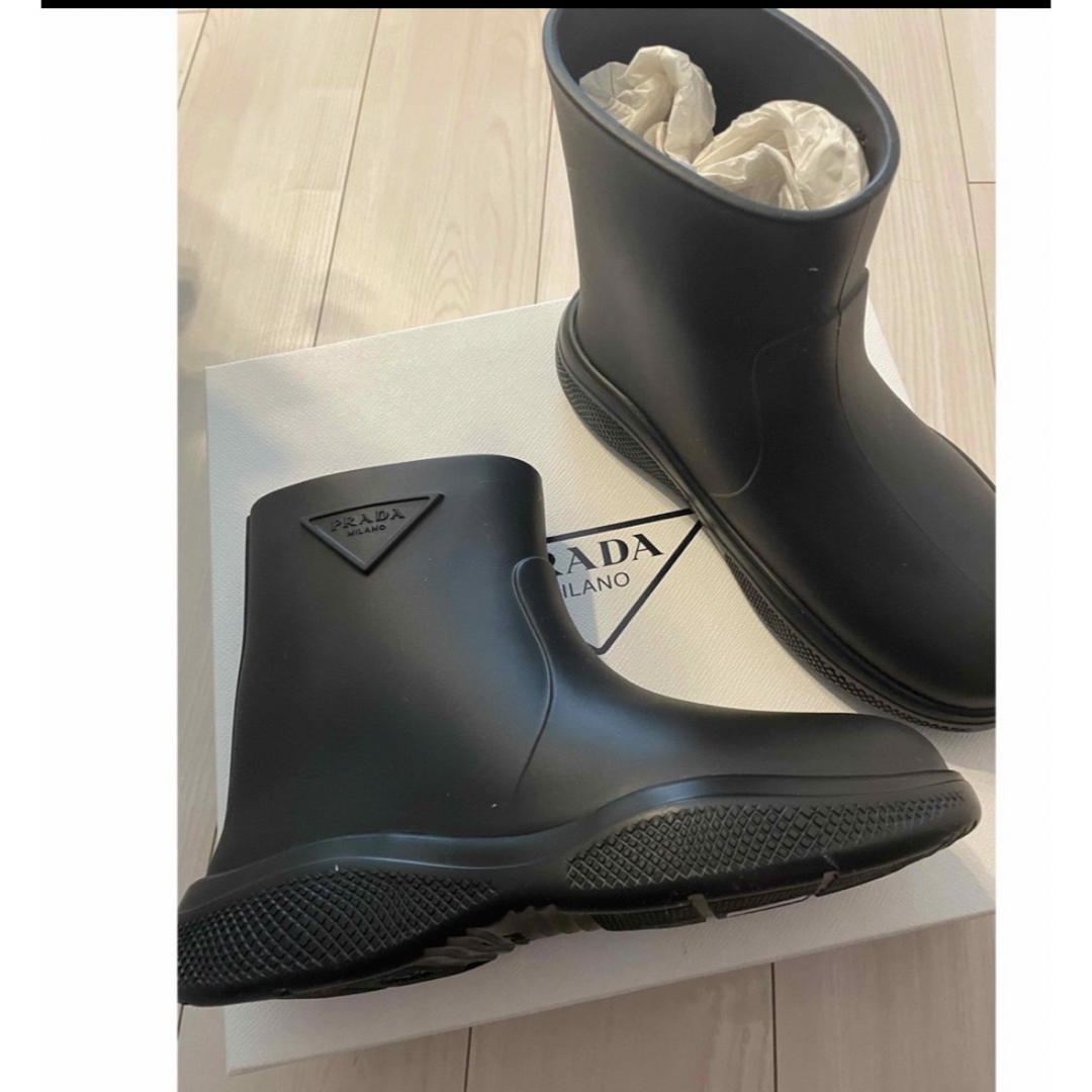 PRADA - PRADA レインブーツ 35 1回使用の通販 by ひい's shop PRADA - PRADA レインブーツ 35 1回使用の通販 by ひい's shop