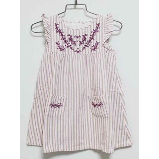 ‡ベベ/BeBe‡100cm ノースリーブワンピース 紫系【中古】子供服 キッズ kids 女の子 夏 326032 onepi(ワンピース)