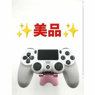 PlayStation4 - 美品 PS4 コントローラー DUALSHOCK4 純正　ホワイト　d-２9