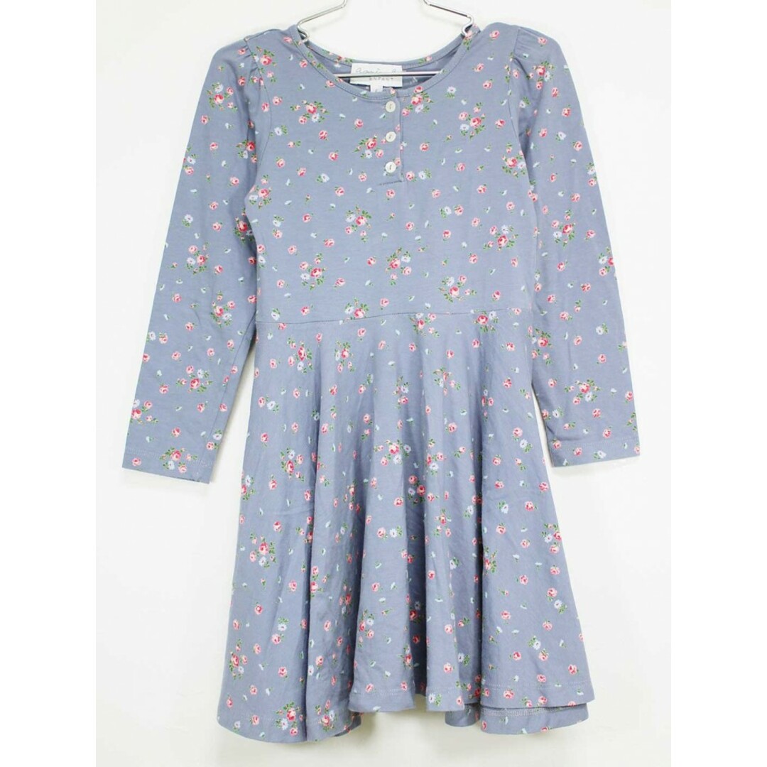 agnes b.(アニエスベー)の[アニエスb/アニエスベー/agnes b. ENFANT]115cm(6ans) 長袖ワンピース グレー【中古】子供服 キッズ kids 女の子 春秋 409032 onepi キッズ/ベビー/マタニティのキッズ服女の子用(90cm~)(ワンピース)の商品写真