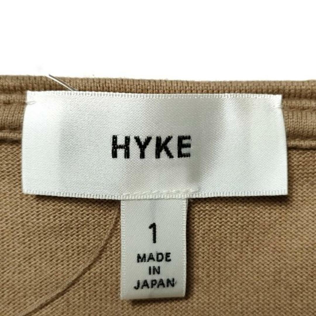 HYKE(ハイク)のHYKE(ハイク) 半袖カットソー サイズ1 S レディース - ベージュ レディースのトップス(カットソー(半袖/袖なし))の商品写真