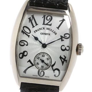 フランクミュラー(FRANCK MULLER)のフランクミュラー FRANCK MULLER 7500S6 トノー カーベックス K18WG 手巻き レディース _805361(腕時計)