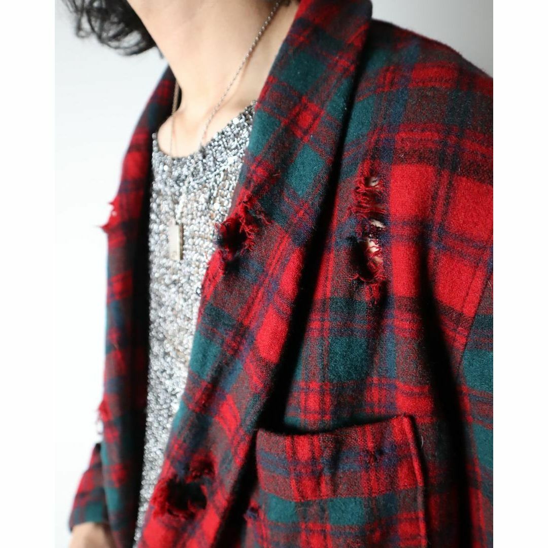 PENDLETON - 60s ペンドルトン 襤褸 リメイク チェック柄 PENDLETON - 60s ペンドルトン 襤褸 リメイク チェック柄