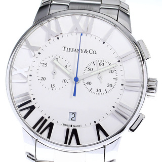 ティファニー(Tiffany & Co.)のティファニー TIFFANY&Co. 32777562 アトラス クロノグラフ デイト クォーツ メンズ 良品 保証書付き_803316(腕時計(アナログ))