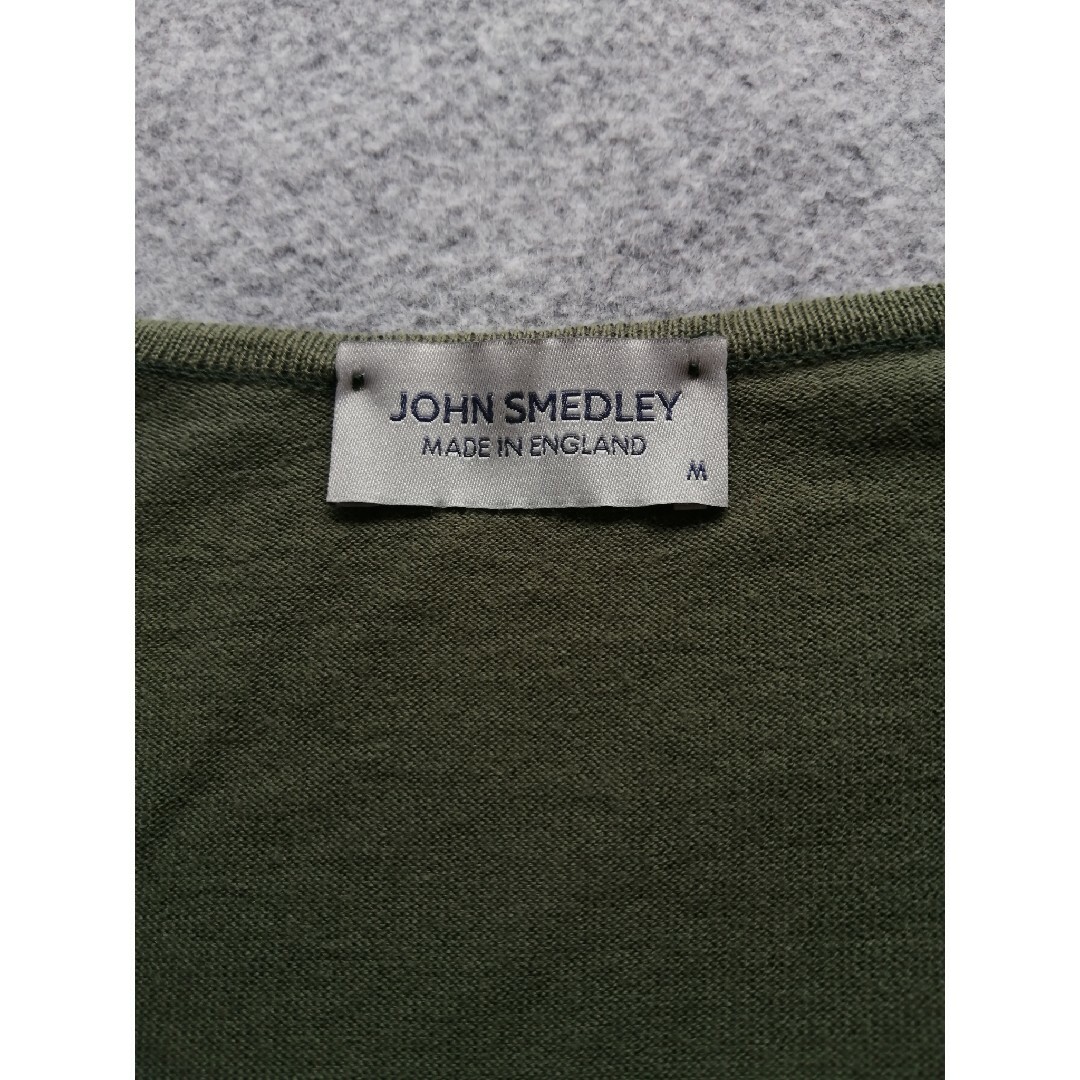 送料お得 JOHN SMEDLEY ジョンスメドレー 30Gコットン クルーネック ニット