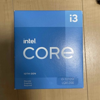 インテル(intel)のintel Core i3-10105F BX8070110105F(PCパーツ)