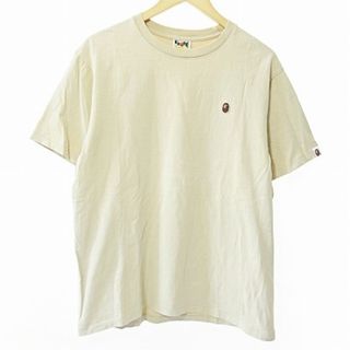 アベイシングエイプ(A BATHING APE)のアベイシングエイプ 近年 Tシャツ カットソー 半袖 ワンポイントロゴ L(Tシャツ/カットソー(半袖/袖なし))