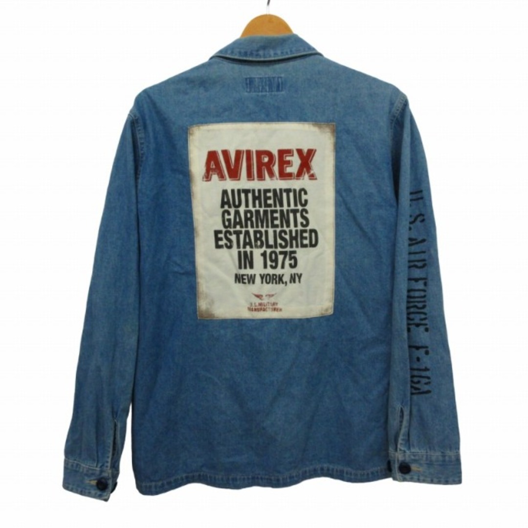AVIREX(アヴィレックス)のアヴィレックス AVIREX 近年モデル デニムシャツ ブラウス ワッペン  メンズのトップス(シャツ)の商品写真