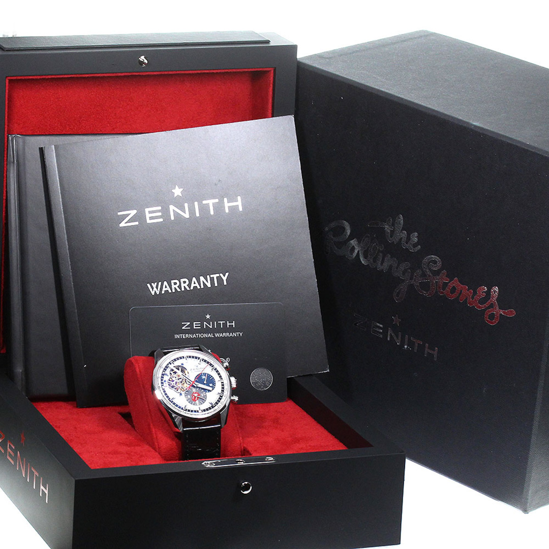 ZENITH(ゼニス)のゼニス ZENITH 03.2048.4061 クロノマスター1969トリビュート トゥ ザ ローリングストーンズ 250本限定 自動巻き 美品 箱・保証書付_805398 メンズの時計(腕時計(アナログ))の商品写真