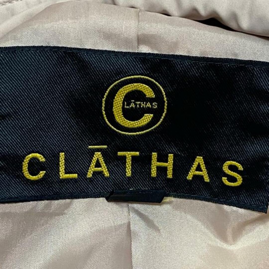 CLATHAS(クレイサス)のCLATHAS(クレイサス) ダウンコート サイズ38 M レディース - ライトピンク 長袖/冬 レディースのジャケット/アウター(ダウンコート)の商品写真