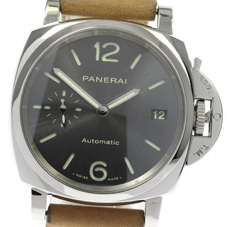 パネライ(PANERAI)のパネライ PANERAI PAM00755 ルミノール ドゥエ デイト 自動巻き ボーイズ 箱・保証書付き_804132(腕時計(アナログ))