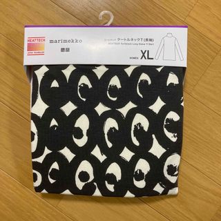 マリメッコ(marimekko)のUNIQLO   マリメッコ　ヒートテック　タートルネックTシャツ（長袖）XL(アンダーシャツ/防寒インナー)