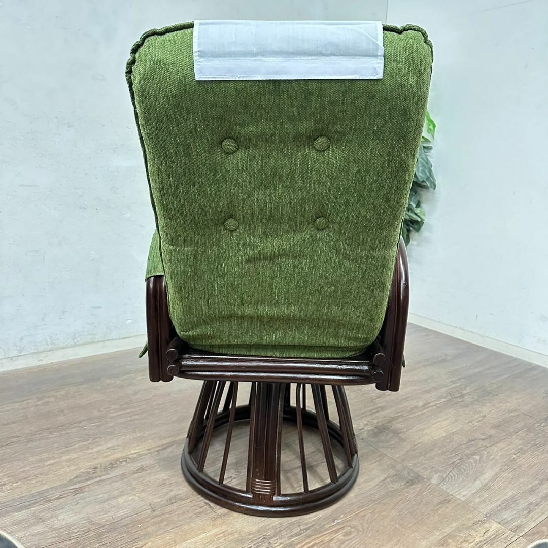 【新品・未使用】 ギア回転座椅子ハイバック 3段階　リクライニング インテリア/住まい/日用品の椅子/チェア(座椅子)の商品写真
