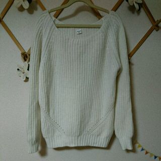 ノーリーズ(NOLLEY'S)の美品 NOLLEY'S ノーリーズ アンゴラニット フワフワニット 白(ニット/セーター)