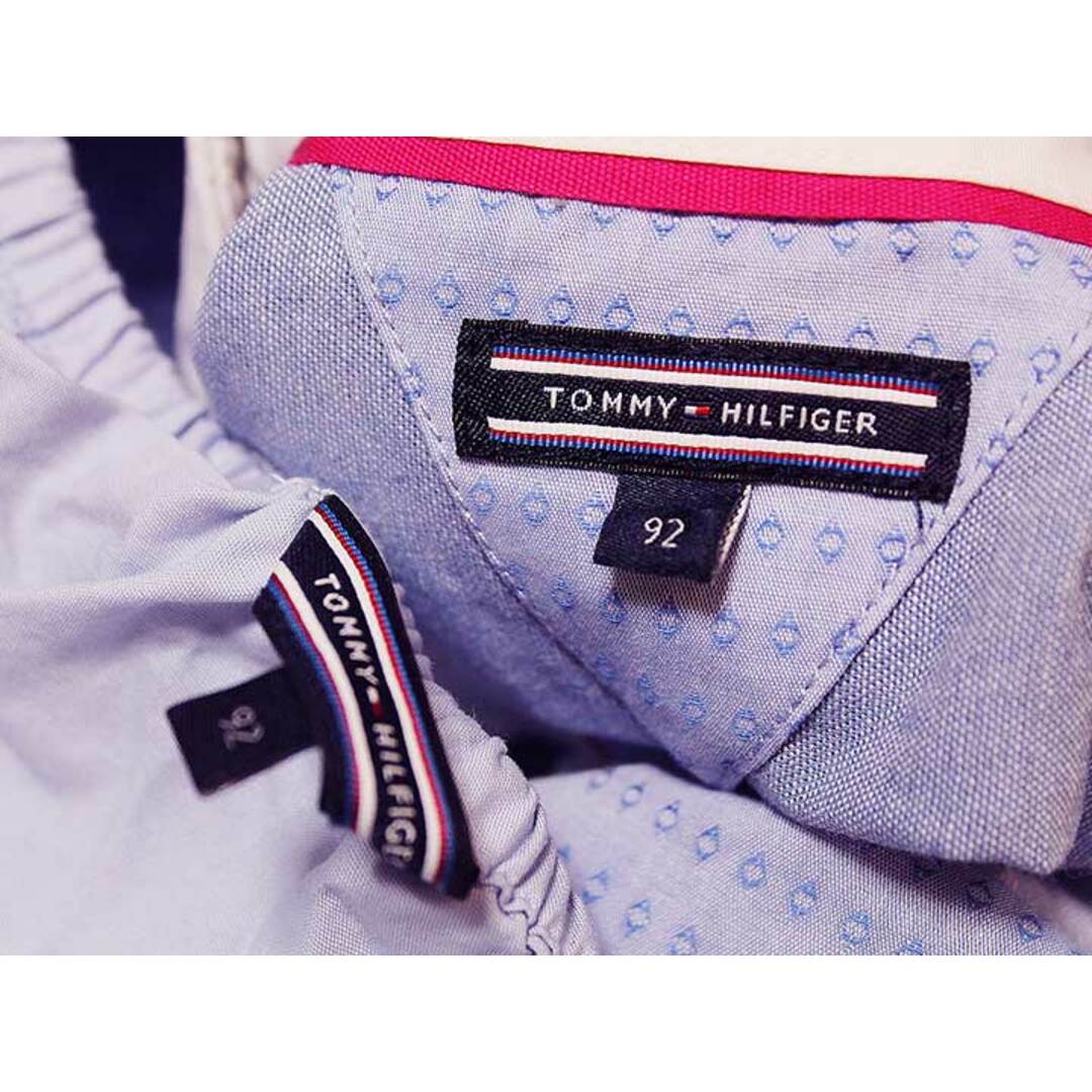 TOMMY HILFIGER(トミーヒルフィガー)の‡トミーヒルフィガー/TOMMY HILFIGER‡92cm ブルマ付長袖ワンピース ブルー系【中古】子供服 キッズ kids 女の子 春 onepi 103042 キッズ/ベビー/マタニティのキッズ服女の子用(90cm~)(ワンピース)の商品写真