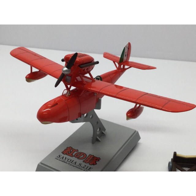 ジブリ - 紅の豚 サボイアS.21 試作戦闘飛行艇 1/72スケール 塗装済み