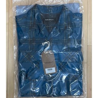 subculture WOOL CHECK SHIRT 2 BLUE M(シャツ)