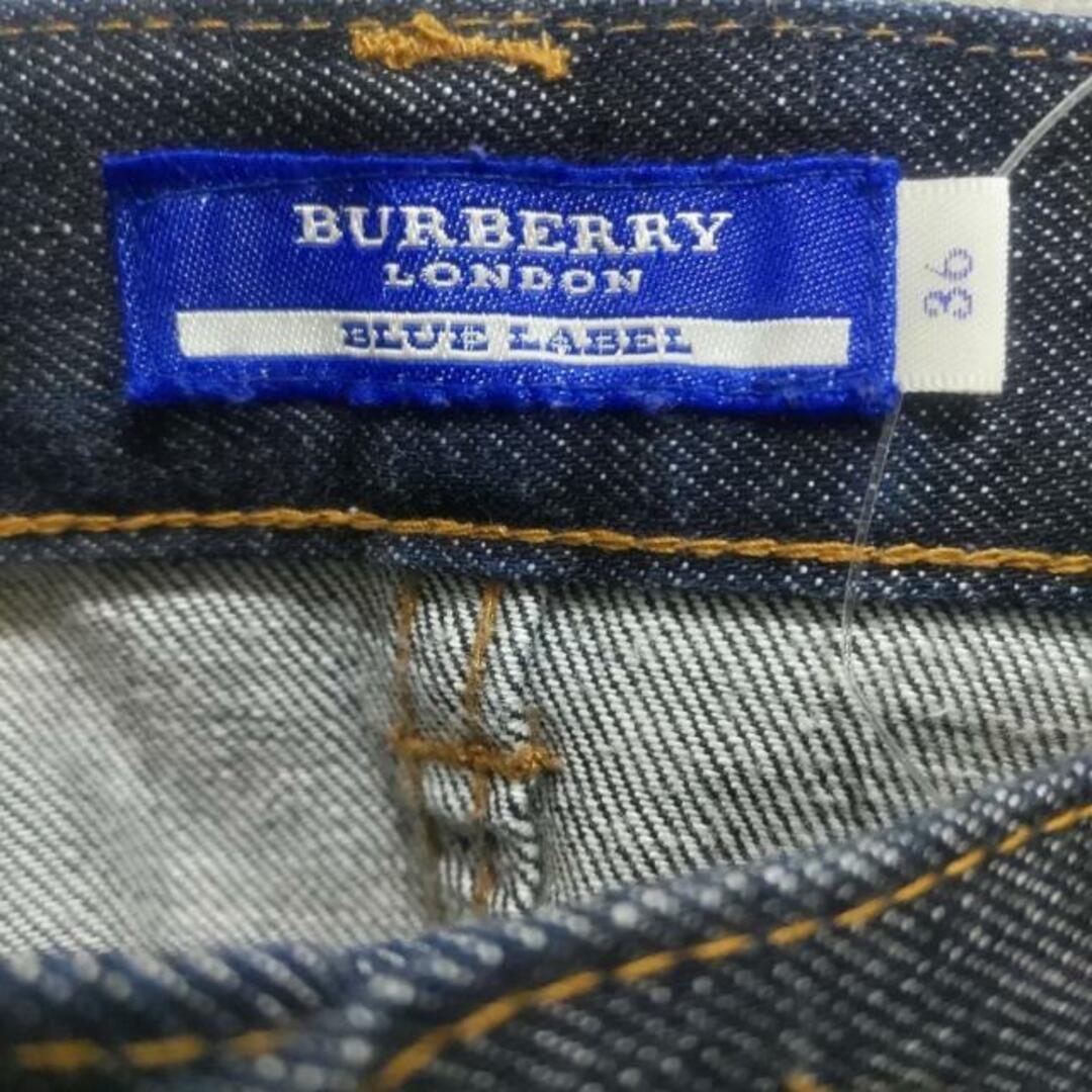 BURBERRY BLUE LABEL(バーバリーブルーレーベル)のBurberry Blue Label(バーバリーブルーレーベル) ジーンズ サイズ36 S レディース - ブルー フルレングス レディースのパンツ(デニム/ジーンズ)の商品写真