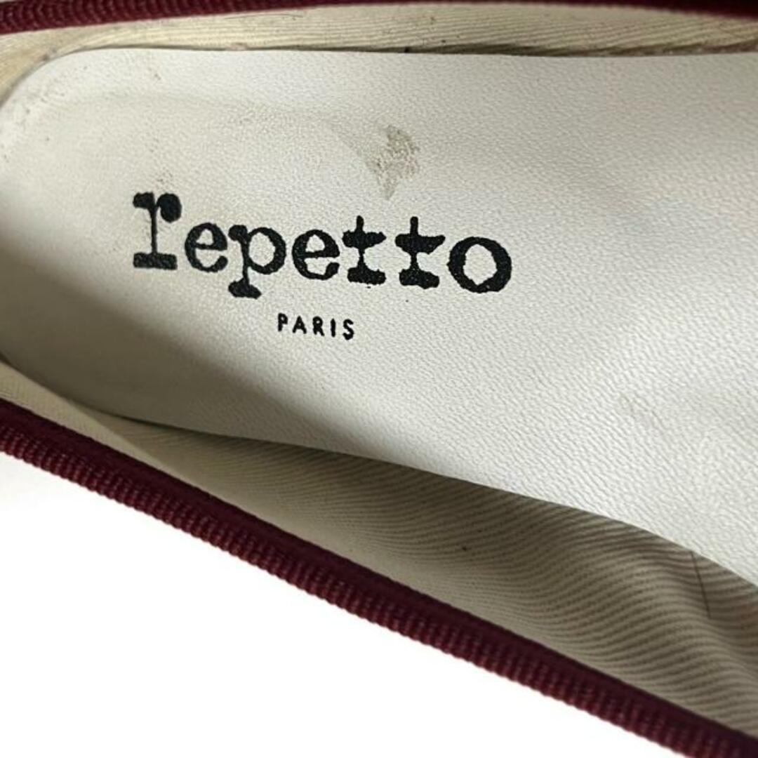 repetto(レペット)のrepetto(レペット) フラットシューズ 36 レディース - ボルドー リボン/アウトソール張替済 スエード レディースの靴/シューズ(その他)の商品写真