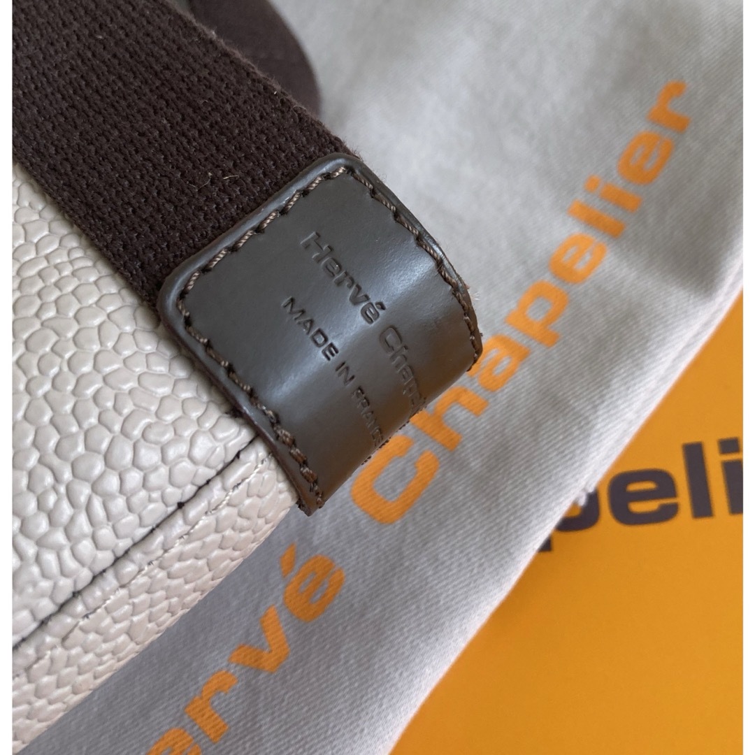 Herve Chapelier(エルベシャプリエ)の美品　希少ダブルハンドル　エルベシャプリエ701GP マスティック　モカ レディースのバッグ(トートバッグ)の商品写真
