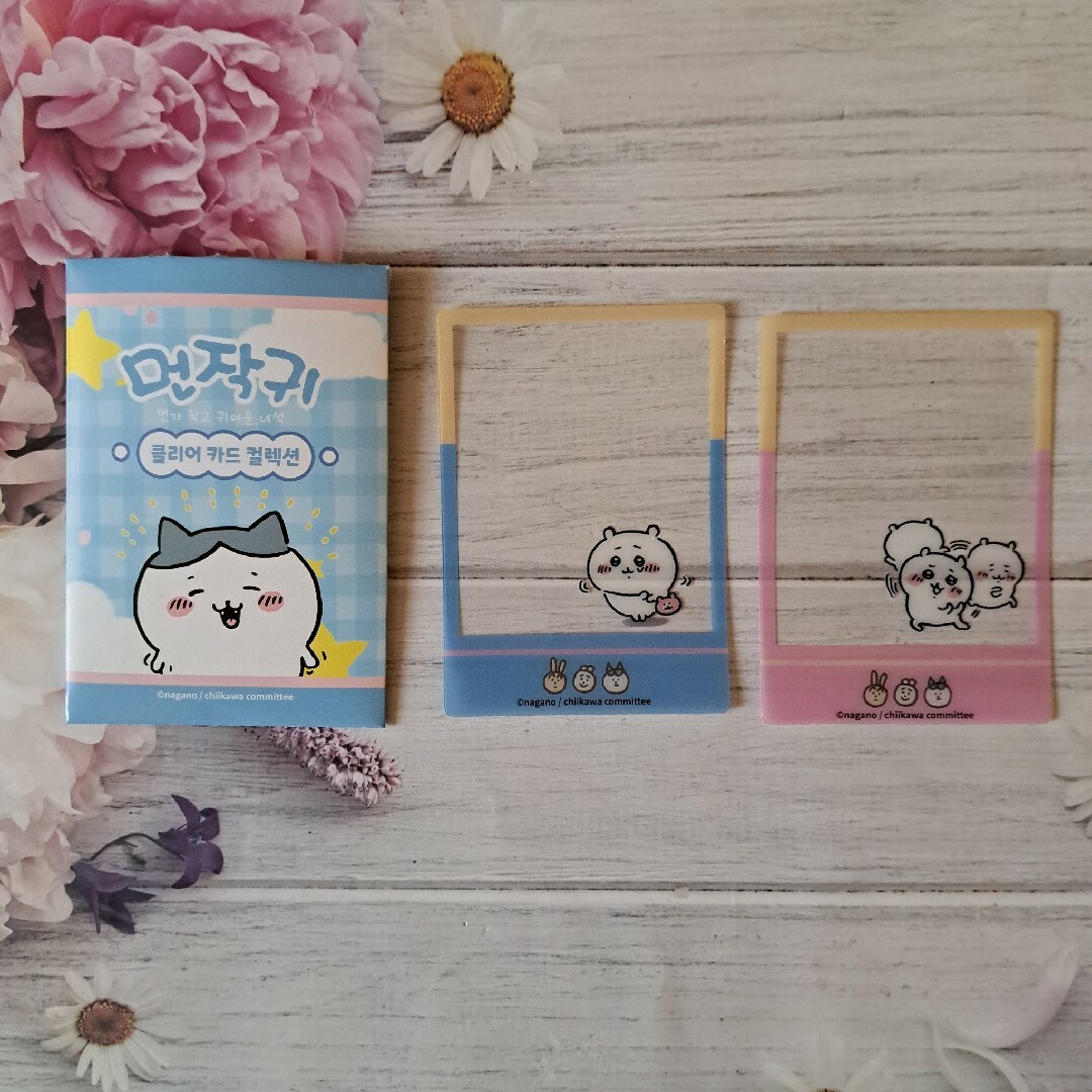 ちいかわ(チイカワ)のちいかわ　韓国グッズ　クリアカード エンタメ/ホビーのアニメグッズ(カード)の商品写真