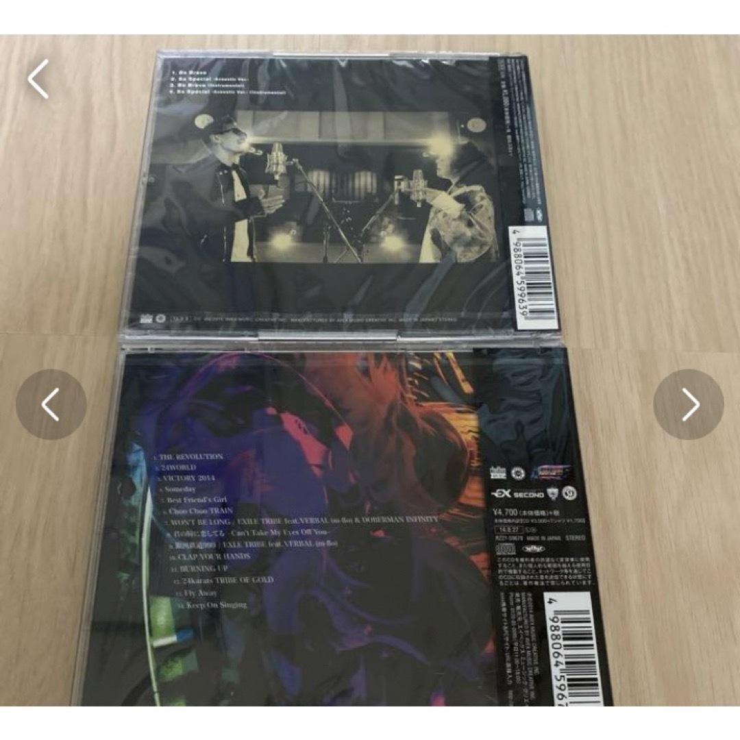 EXILE(エグザイル)のEXILE ATUSHI BeBrave.REVOLUTION CD2枚セ エンタメ/ホビーのDVD/ブルーレイ(ミュージック)の商品写真