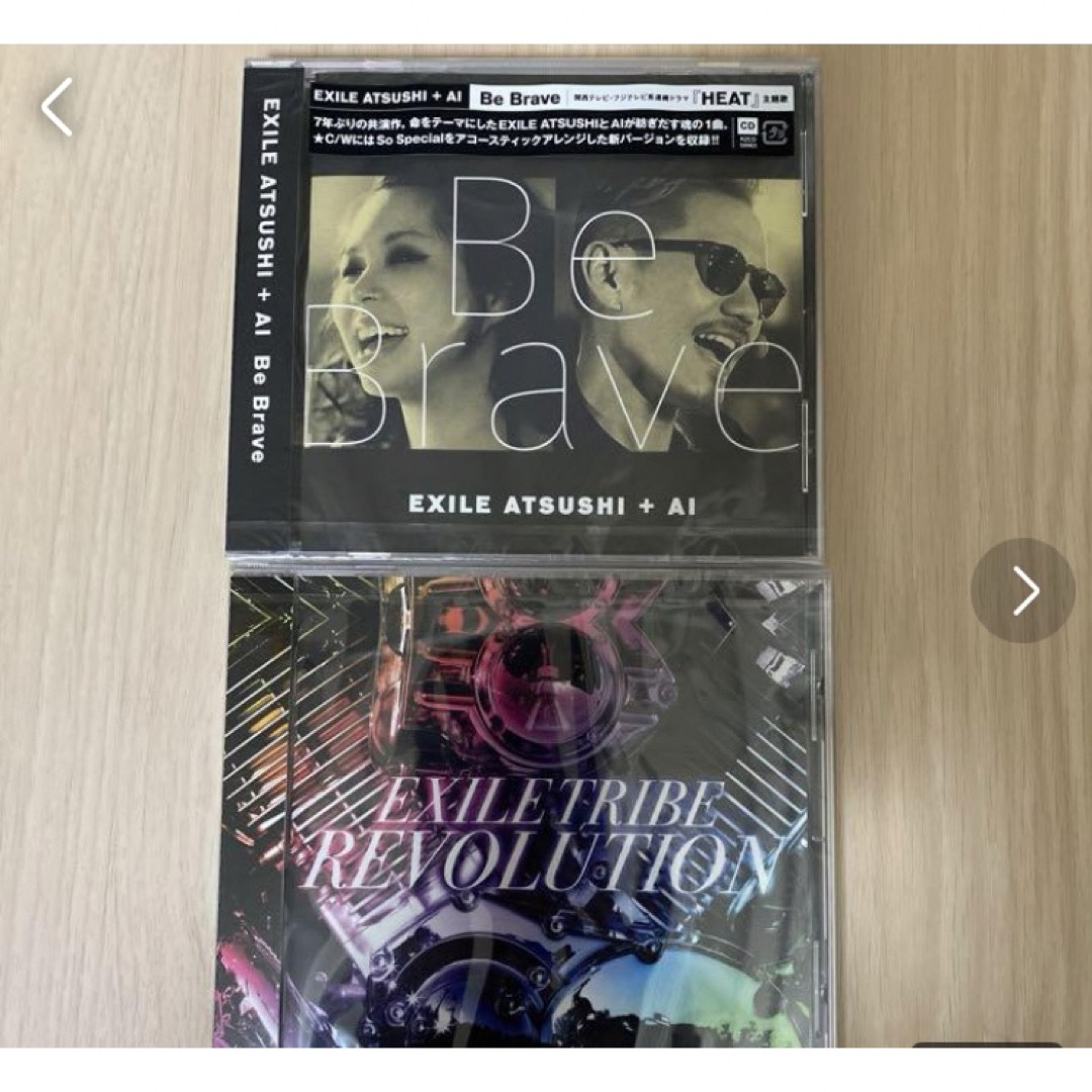 EXILE(エグザイル)のEXILE ATUSHI BeBrave.REVOLUTION CD2枚セ エンタメ/ホビーのDVD/ブルーレイ(ミュージック)の商品写真