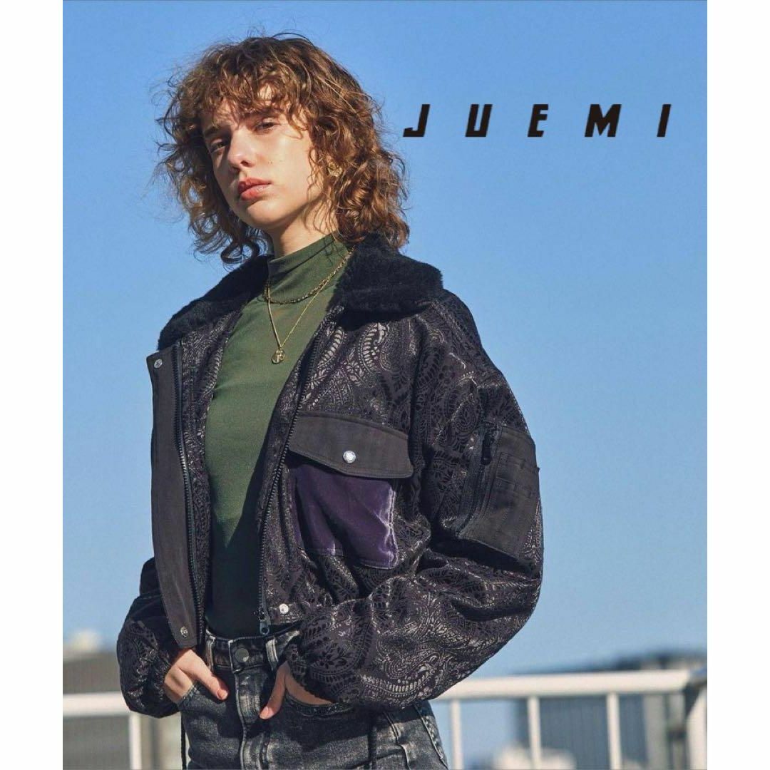 JUEMI(ジュエミ)のjuemi ジャガードフライトブルゾン 0304 レディースのジャケット/アウター(ブルゾン)の商品写真