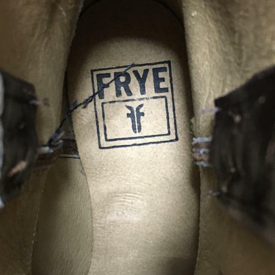 FRYE(フライ)のFRYE(フライ) ショートブーツ 6 1/2B レディース - ダークブラウン レザー レディースの靴/シューズ(ブーツ)の商品写真