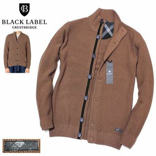 BLACK LABEL CRESTBRIDGE - 新品 LL ブラックレーベル クレストブリッジ ハイネック ニットカーディガン