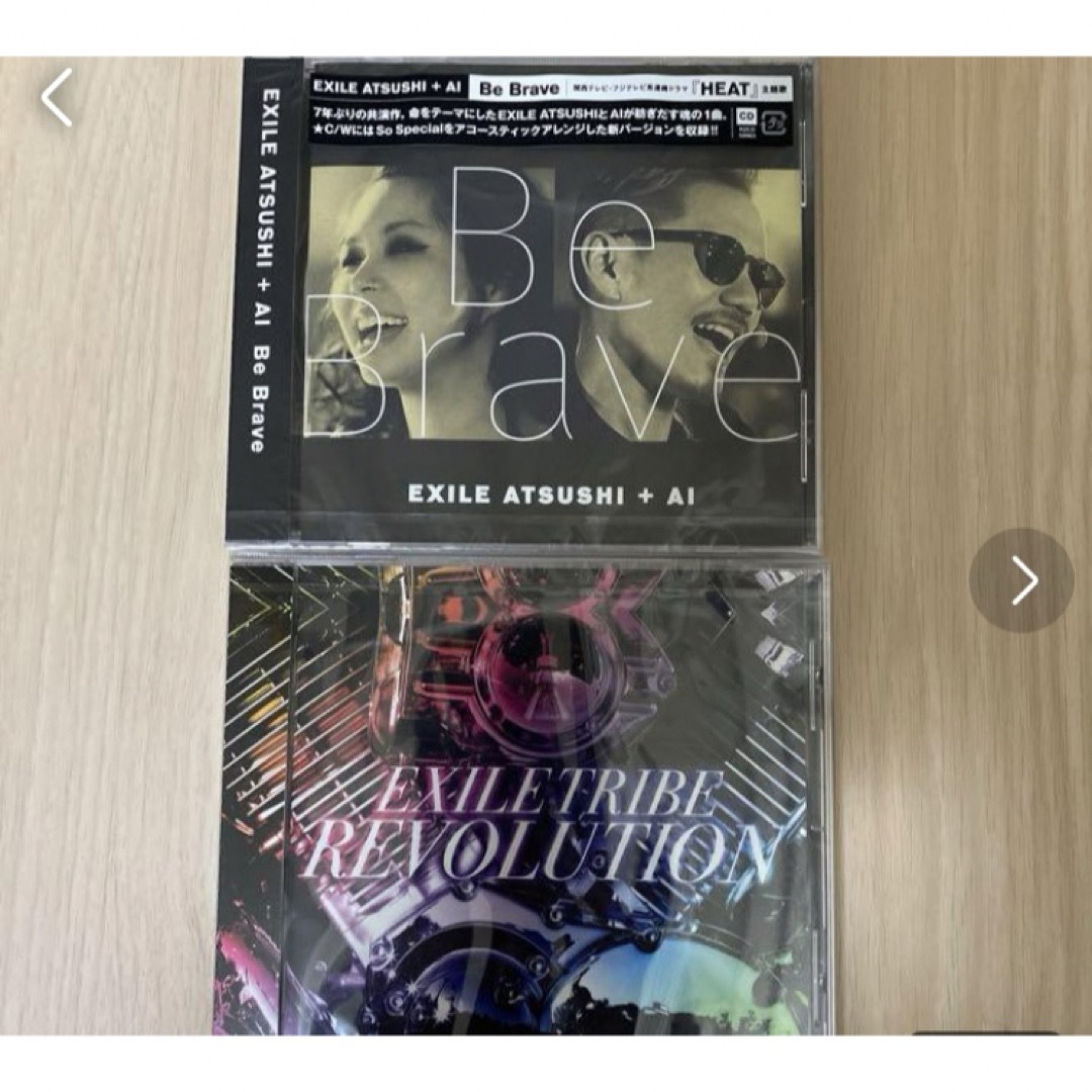 EXILE(エグザイル)のEXILE ATUSHI BeBrave REVOLUTION 2枚セット エンタメ/ホビーのDVD/ブルーレイ(ミュージック)の商品写真