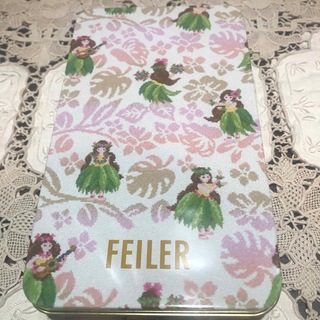 FEILER - FEILER フェイラー　ハワイ　フラダンス柄　空き缶