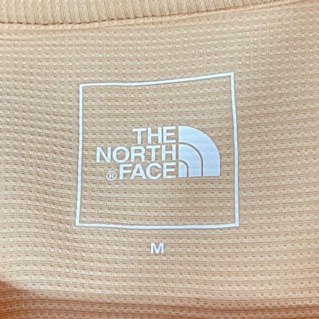 THE NORTH FACE(ザノースフェイス)のTHE NORTH FACE(ノースフェイス) 半袖カットソー サイズM レディース - ライトブラウン クルーネック レディースのトップス(カットソー(半袖/袖なし))の商品写真