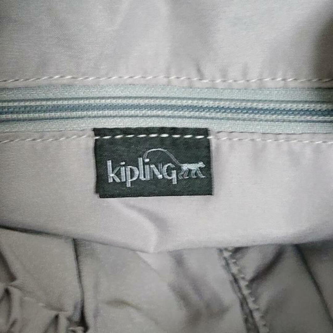kipling(キプリング)のKipling(キプリング) リュックサック美品  - 黒 リーフ柄 ナイロン レディースのバッグ(リュック/バックパック)の商品写真