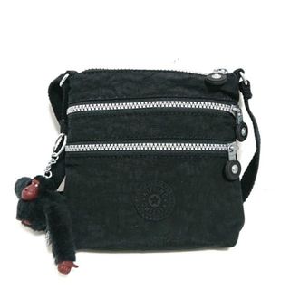 キプリング(kipling)のKipling(キプリング) ショルダーバッグ美品  - 黒 ミニバッグ ナイロン(ショルダーバッグ)