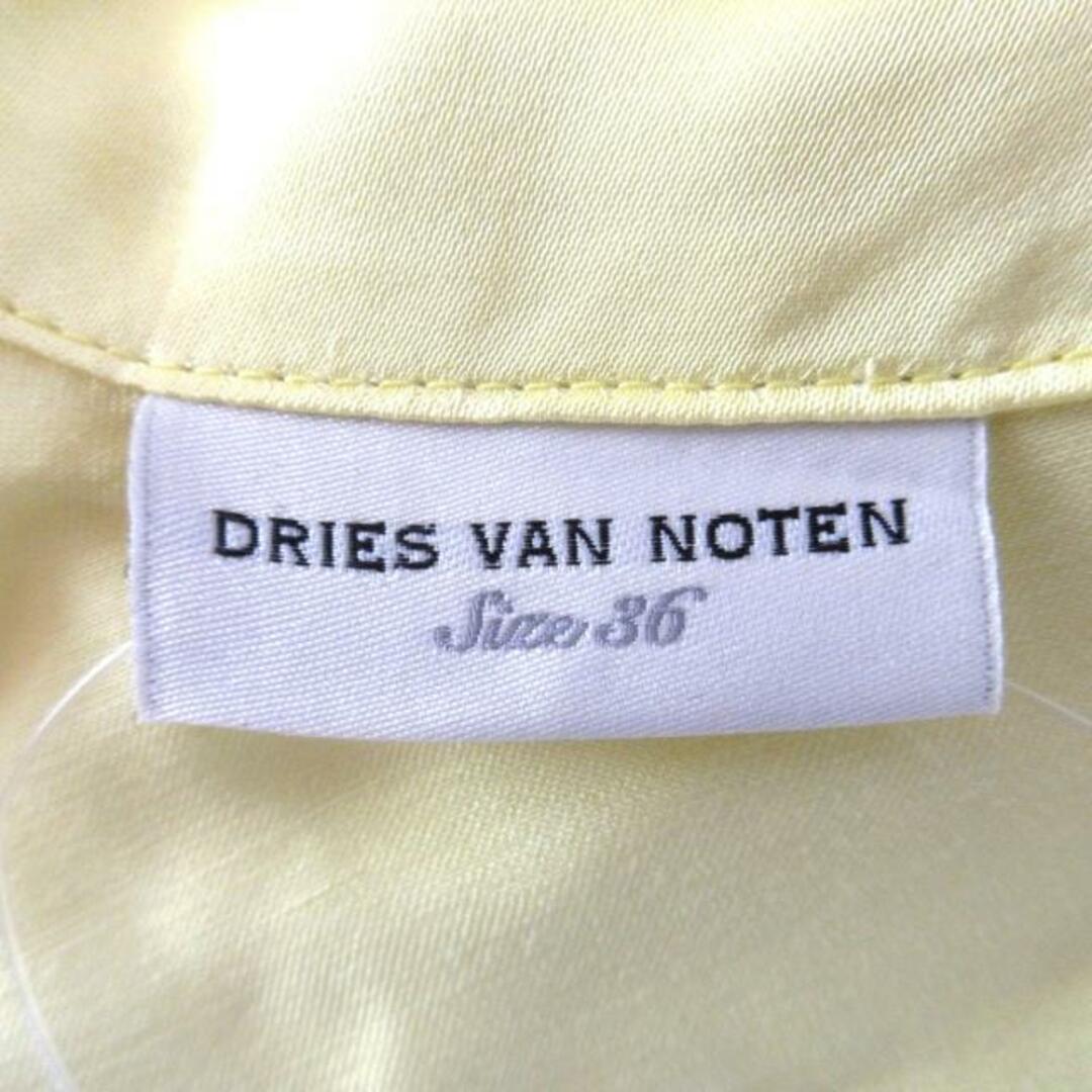 DRIES VAN NOTEN(ドリスヴァンノッテン)のDRIES VAN NOTEN(ドリスヴァンノッテン) チュニック サイズ36 M レディース - イエロー レギュラーカラー/長袖 レディースのトップス(チュニック)の商品写真