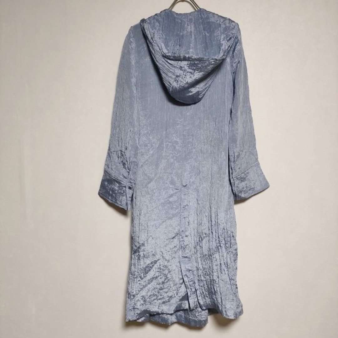 THINGS THAT MATTER シングスザットマター WILLOW HOODIE GOWN DRESS フードガウンドレス ワンピース ブルー レディース【中古】4-0225M∞ レディースのワンピース(その他)の商品写真