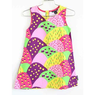 marimekko - 【春物 新入荷!】†マリメッコ/ｍarimekko†98cm(3Y) ジャンパースカート ピンク×黄緑【中古】子供服 キッズ kids 女の子 春夏秋 onepi 612042