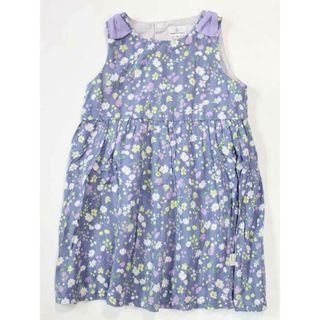 ☆組曲/KUMIKYOKU☆100cm ジャンパースカート/ノースリーブワンピース 青 【中古】子供服 キッズ kids 女の子 夏 905032 onepi