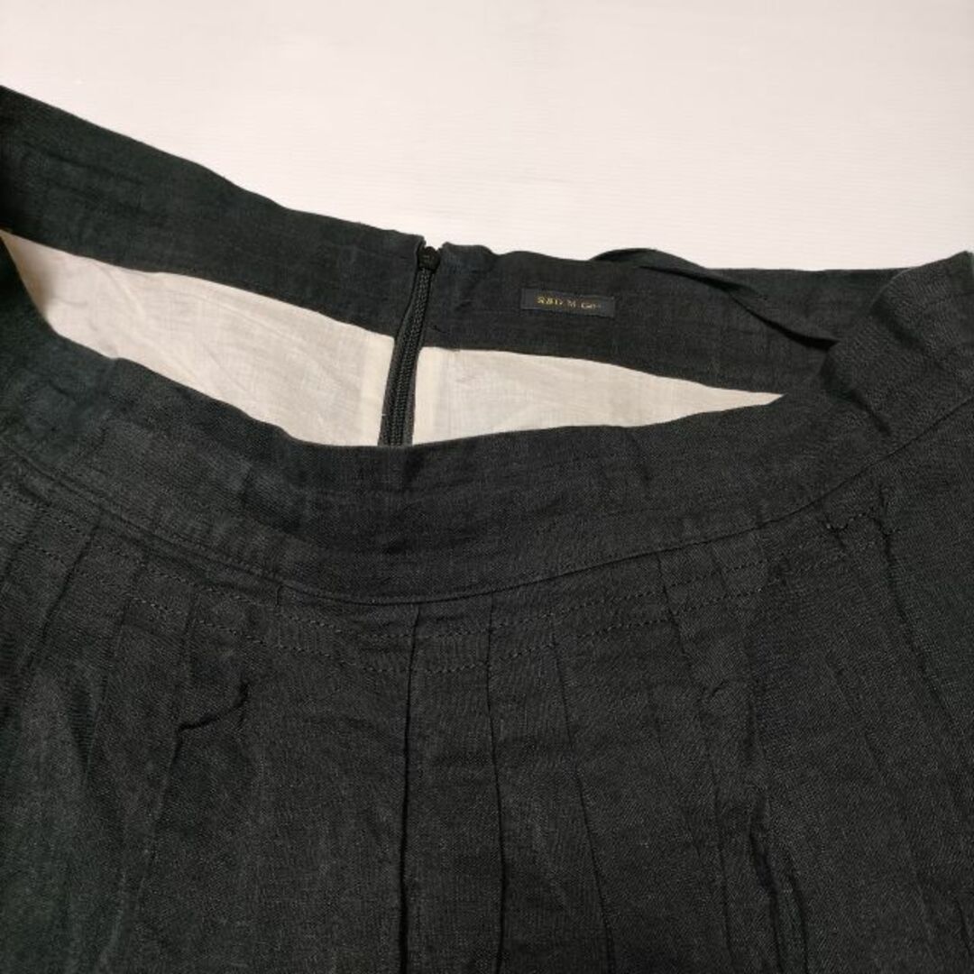 R&D.M.Co- リネンタック スカート ブラック レディース オールドマンズテーラー【中古】4-0225M∞ レディースのスカート(その他)の商品写真