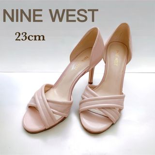 NINE WEST - 【値下げ】 ナインウェスト　オープントゥ パンプス ピンク　23cm