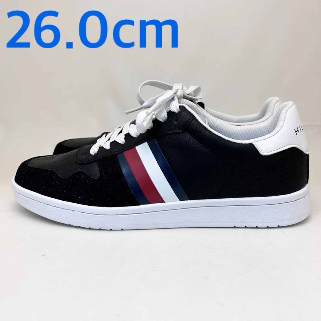 TOMMY HILFIGER(トミーヒルフィガー)の新品 トミーヒルフィガー スニーカー LIMMY ブラック 26.0cm メンズの靴/シューズ(スニーカー)の商品写真